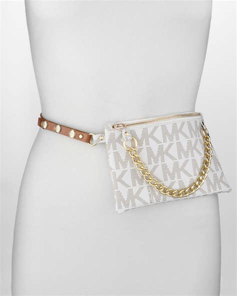 women's michael kors belts|Michael Kors belt with pouches.